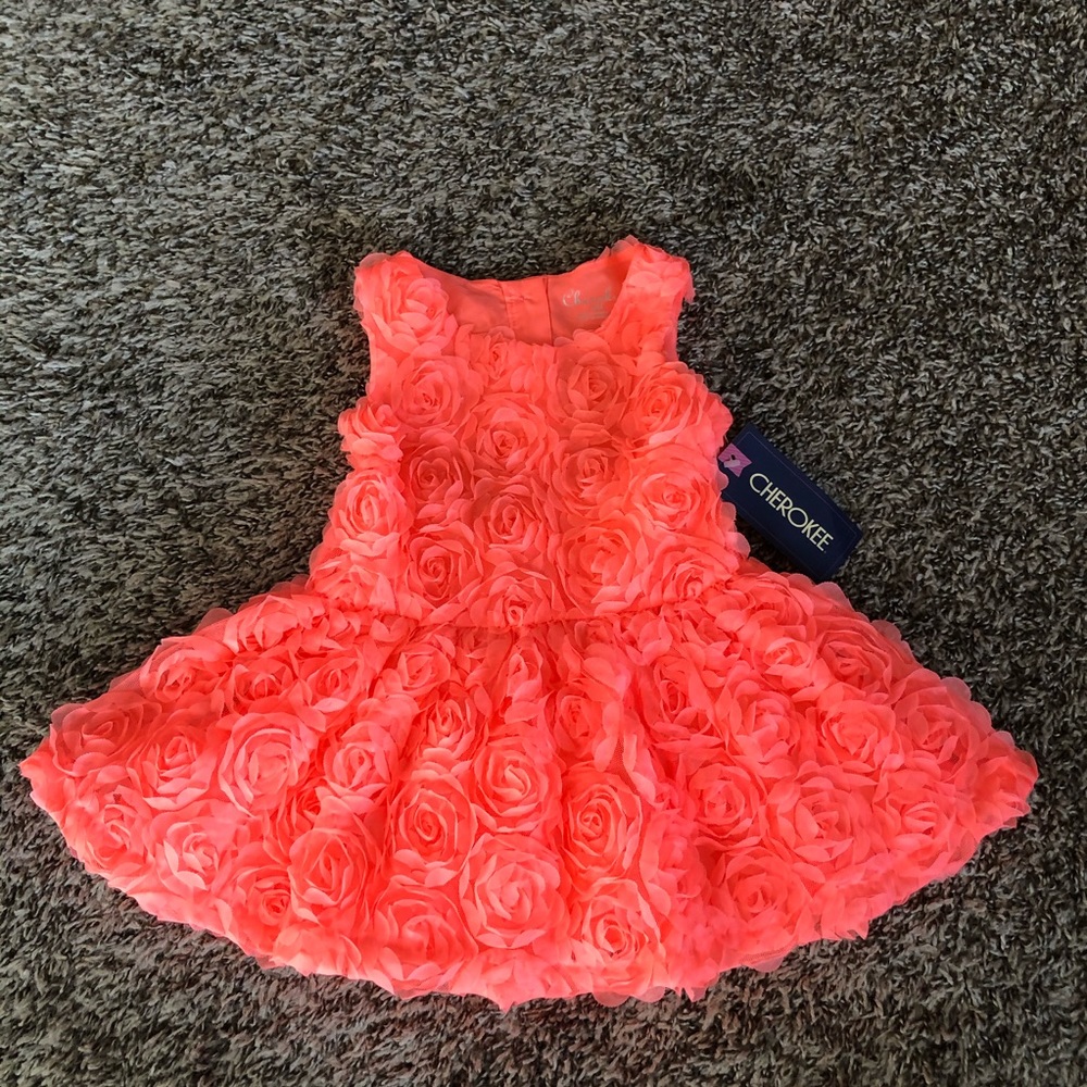 Pink flower sundress